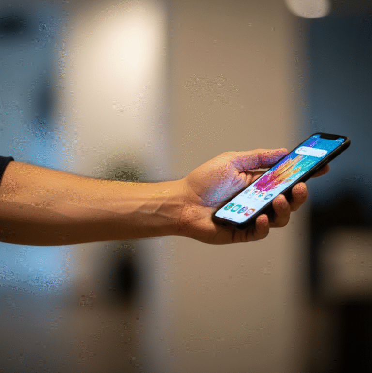 스마트폰 사용이 손목 통증에 미치는 영향은?