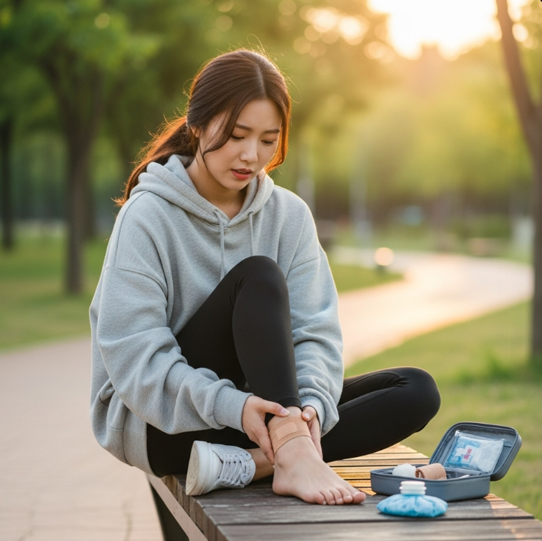 발목을 자주 접질리는 이유는 근력 부족일까?
